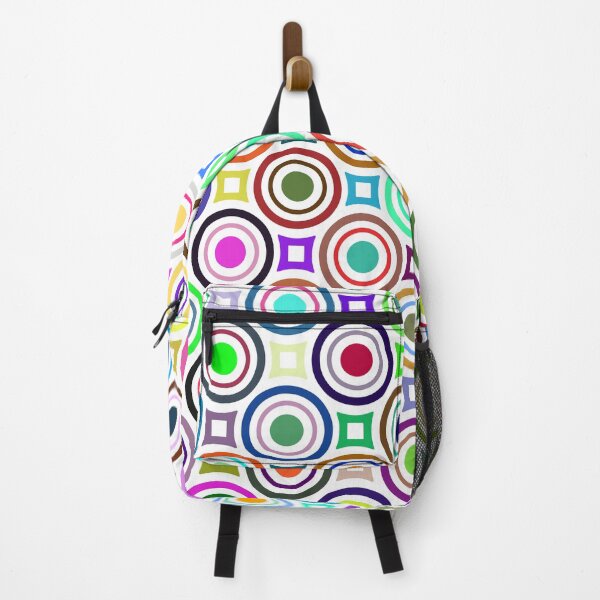 Item preview, Colorful Vinyl Geometric Abstract Circles pattern designed and sold by Tamas Das.