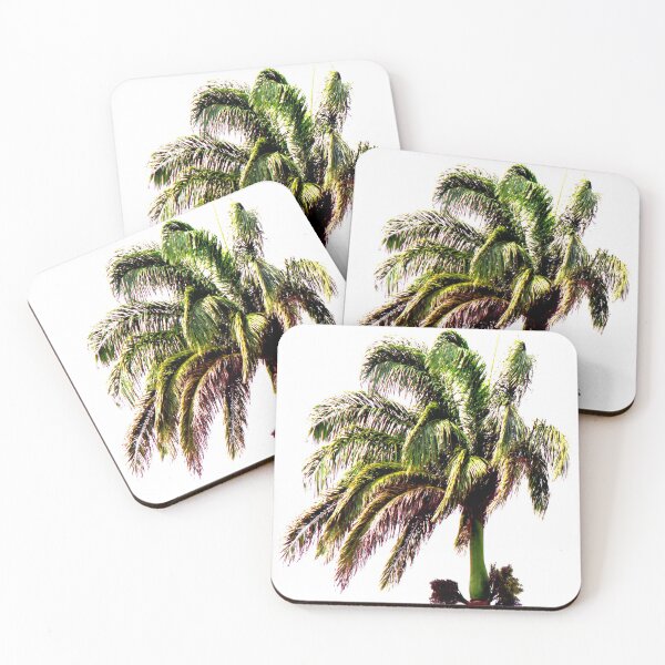 Item preview, Palm tree ruffled by the wind designed and sold by frankuffmann.