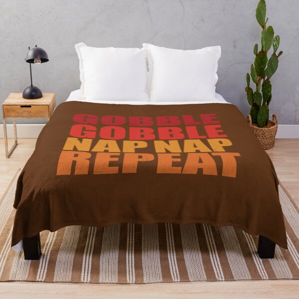 Item preview, Gobble Gobble Nap Nap Repeat Funny Thanksgiving designed and sold by RoguePixel.