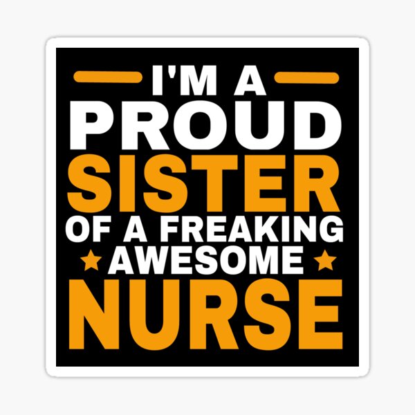 PROUD SISTER Sticker