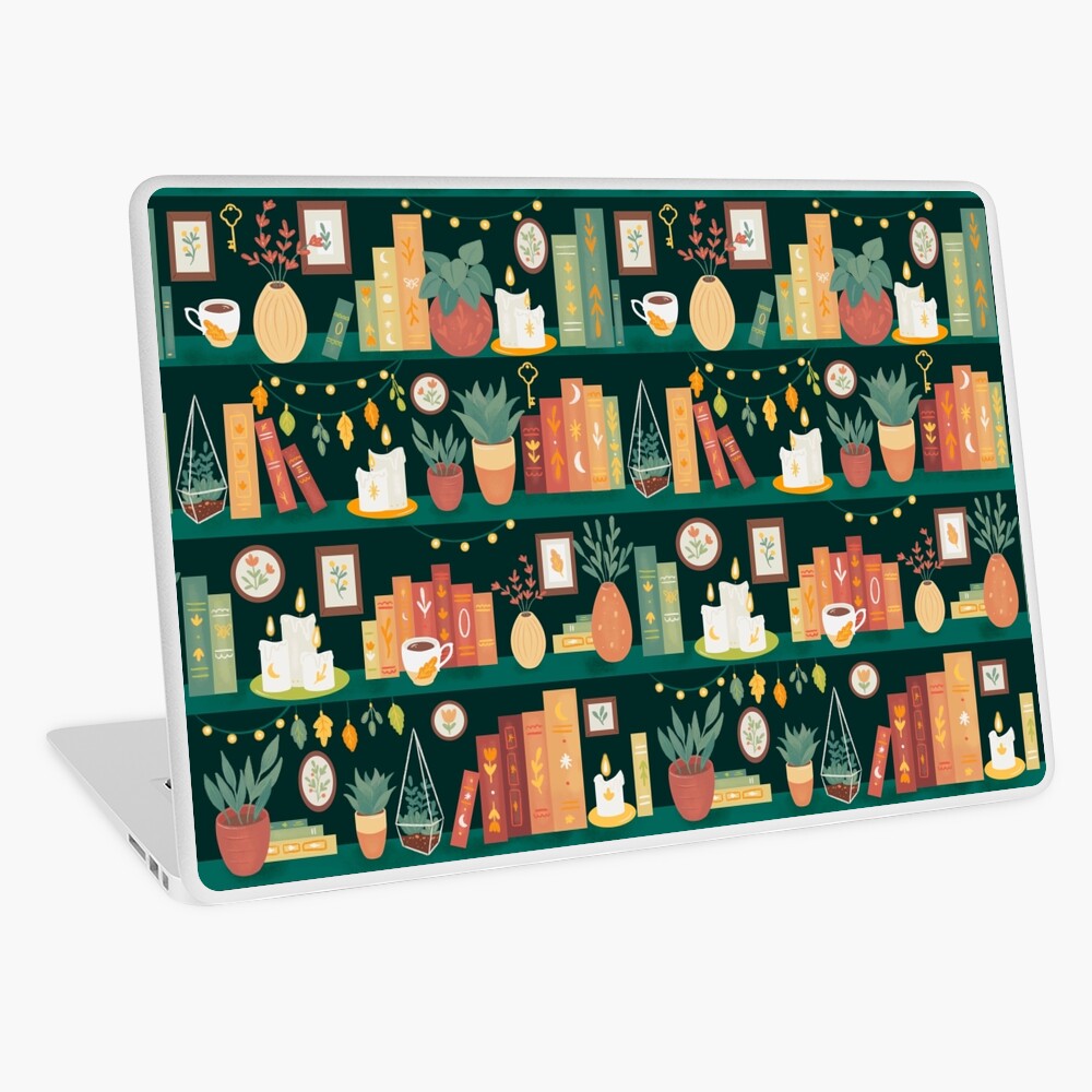 Hygge library Laptop Skin