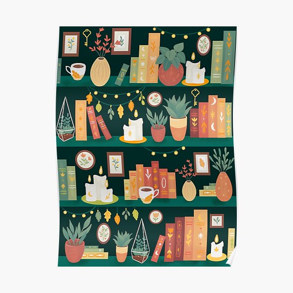 Hygge library Poster