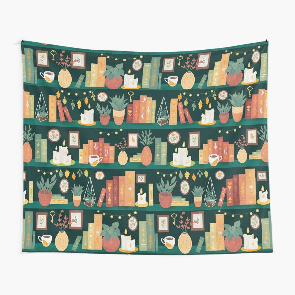 Discover Hygge library Tapestry
