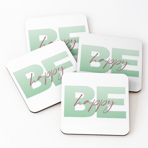 Item preview, Be Happy - green red designed and sold by AvilionDesigns.
