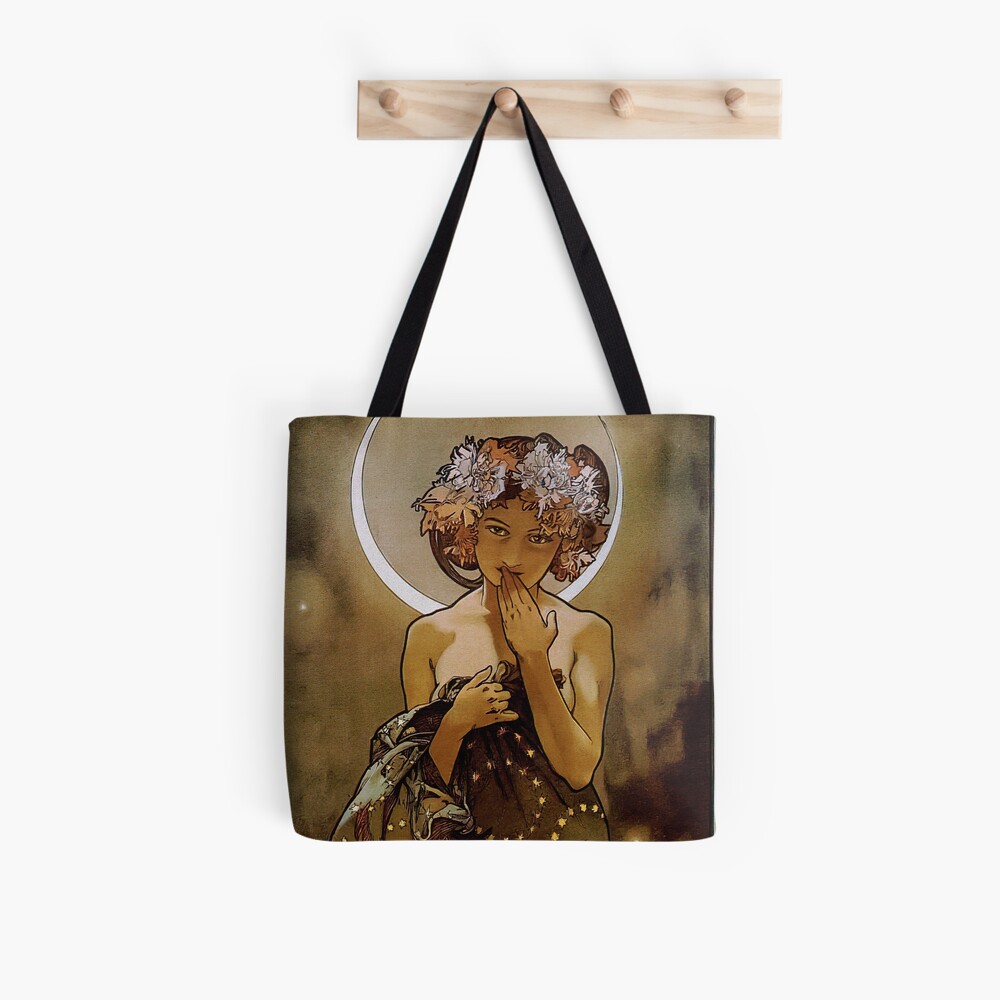 Alphonse Mucha Clair De Lune Tote Bag