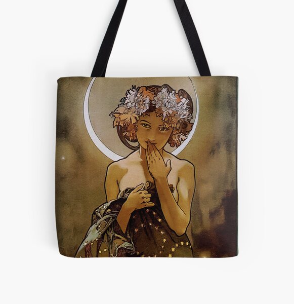 Alphonse Mucha Clair De Lune Tote Bag