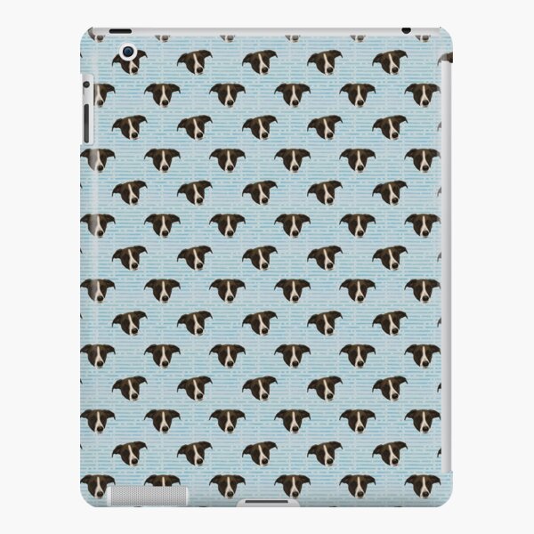 Cute Hound Puppy Faces - Blue Palette Pattern iPad Snap Case