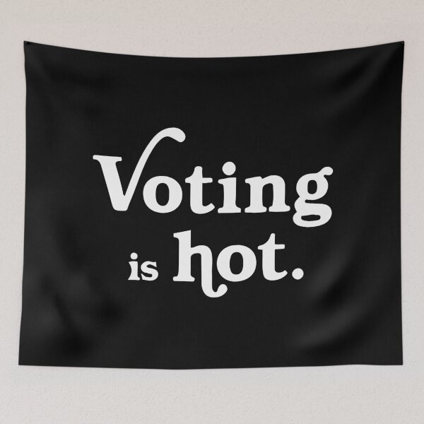 Item preview, Voting is Hot designed and sold by TekknoOutfits.