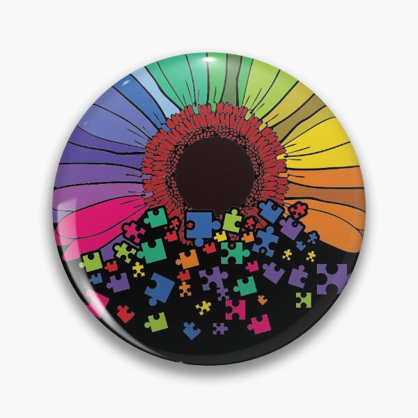 Item preview, Autism Awareness Flower  designed and sold by Tatt-Hooligans.