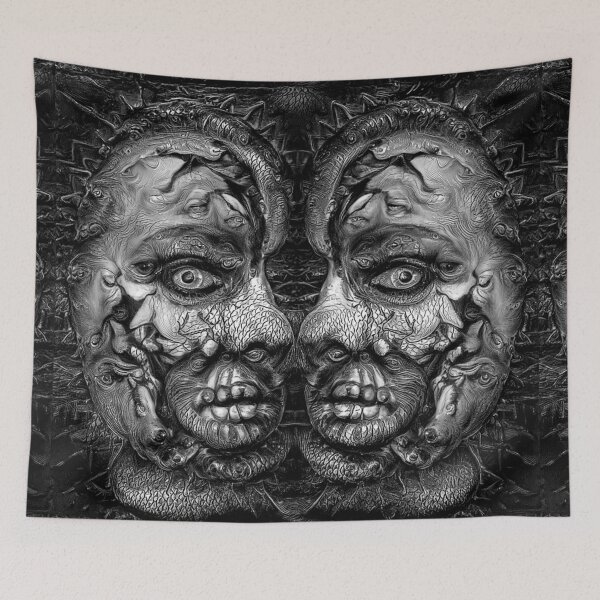 Item preview, Twin Skulls | Plague Zombie Skulls | Horror Skulls | TM11 designed and sold by triciakitty.