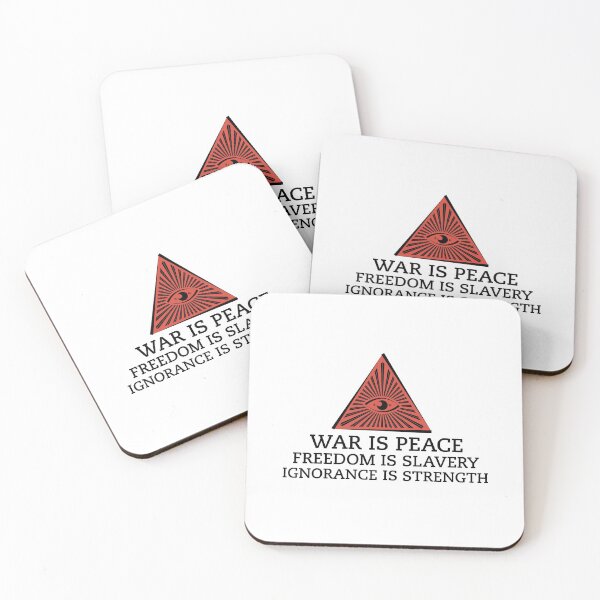 Item preview, 1984 War is peace freedom is slavery orwell designed and sold by SozioN.