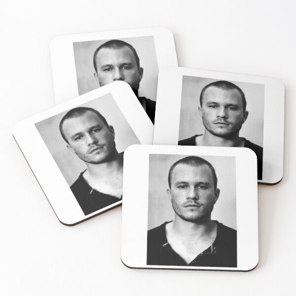 Item preview, Heath ledger black and white in white background designed and sold by molithesecond.