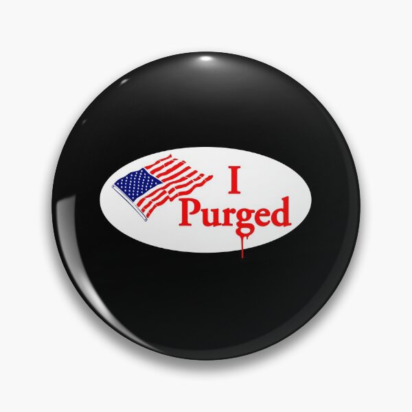 Item preview, I Purged I Voted Sticker designed and sold by SixforSix.