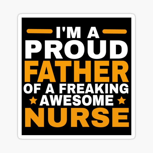PROUD FATHER Sticker