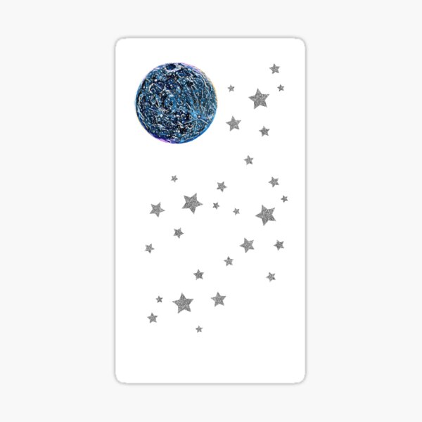 Item preview, moonlit stars designed and sold by sanjanarajurkar.