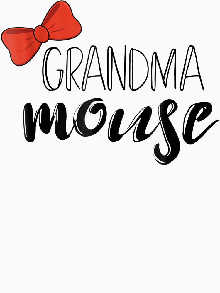 Grandma Mouse Tee, Family Vacation Mouse Matching S