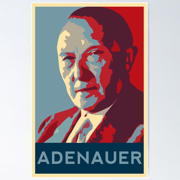 Konrad Adenauer Poster Poster