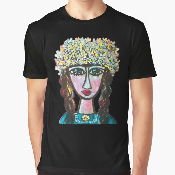 Flowers on my head Graphic T-Shirt
