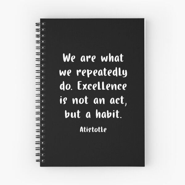 Item preview,  Excellence is a habit - Aristotle Quote designed and sold by corbrand.