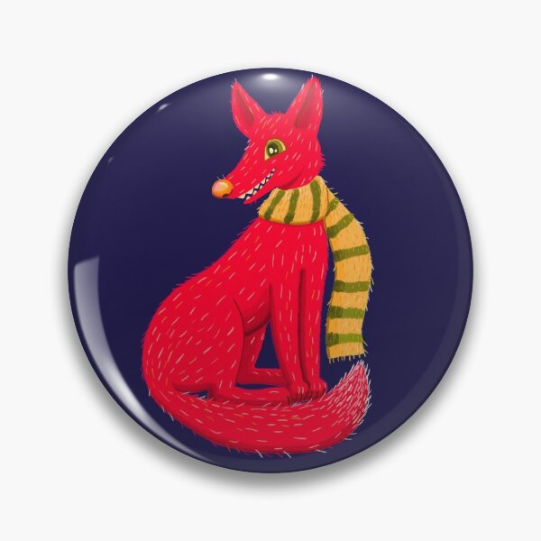 Item preview, Red fox in a scarf. Winter theme. Transparent background. designed and sold by Adelaide-Lkn.
