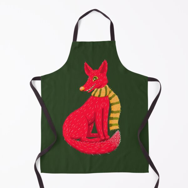 Item preview, Red fox in a scarf. Winter theme. Transparent background. designed and sold by Adelaide-Lkn.
