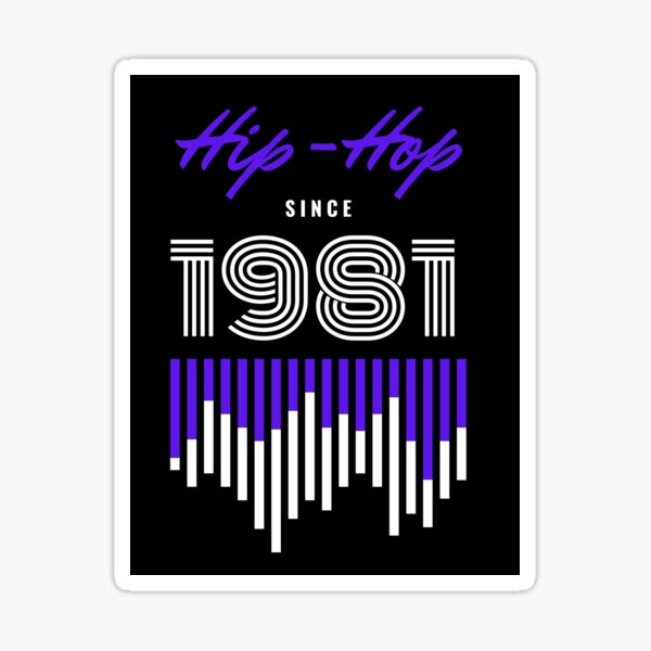 Hip-Hop 1981 Sticker