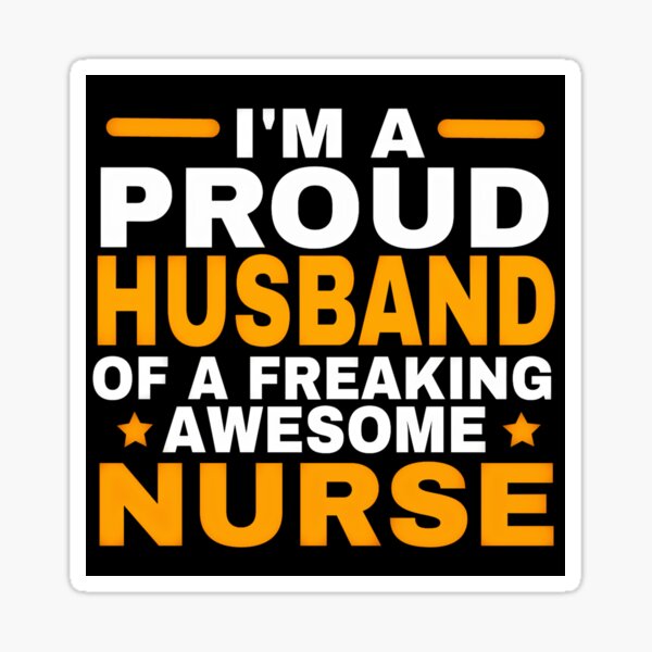 PROUD HUSBAND Sticker
