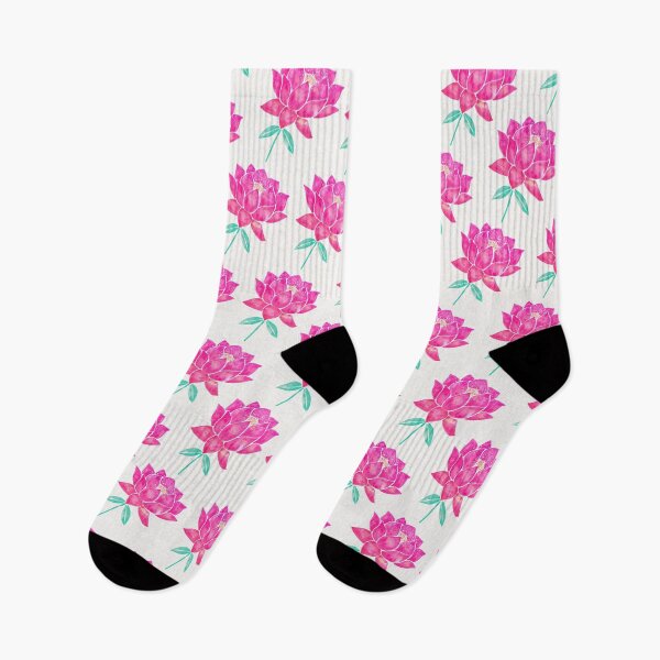 Item preview, Sacred Lotus Blossom – Pink & Mint designed and sold by Cat Coquillette.