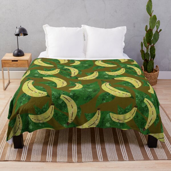 Item preview, Banana Leaf Tropical Summer Pattern designed and sold by Harriet Linton.