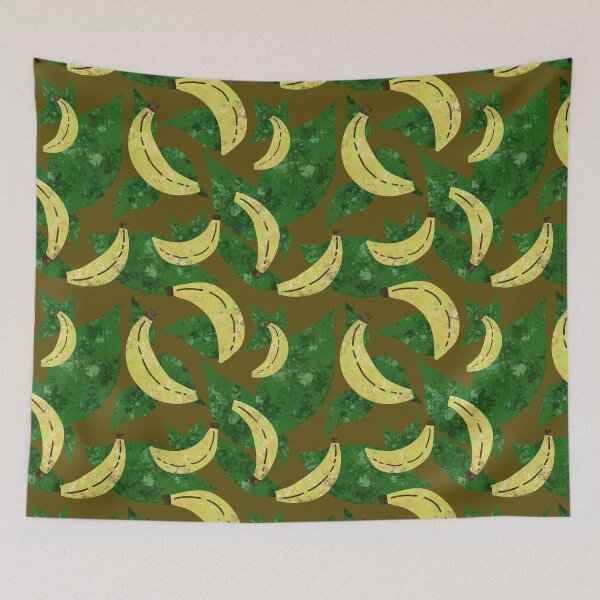 Item preview, Banana Leaf Tropical Summer Pattern designed and sold by Harriet Linton.