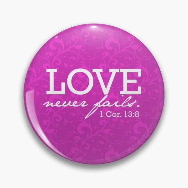 Item preview, Love Never Fails- pink designed and sold by Yesido.