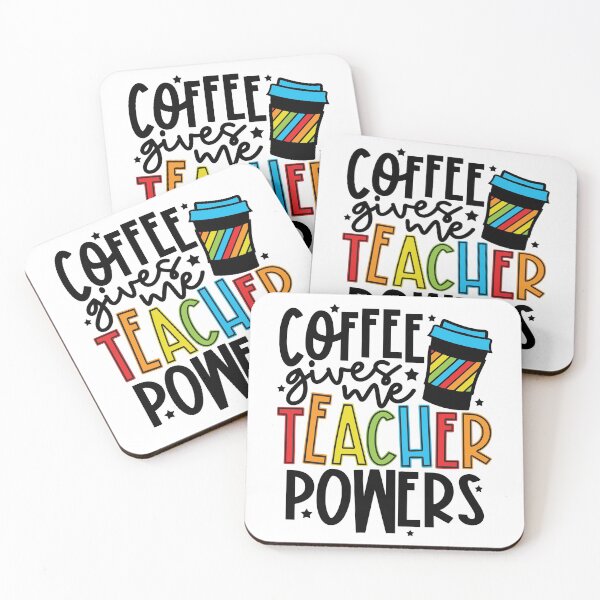 Item preview, Coffee Gives Me Teacher Powers T-Shirt, Funny Teacher Shirt, Coffee Teacher Shirt, Gift for Teacher Shirt designed and sold by UniqueStylistic.