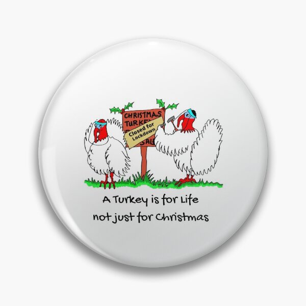Item preview, Christmas Turkeys in Lockdown designed and sold by michellelegrand.