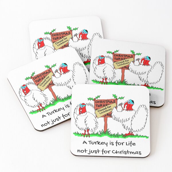 Item preview, Christmas Turkeys in Lockdown designed and sold by michellelegrand.