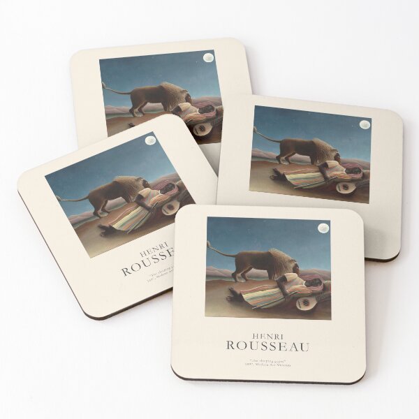 Item preview, Henri Rousseau - The sleeping gypsy - Minimalist Art Poster Series designed and sold by Francisco Couto.