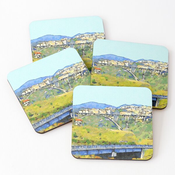Item preview, Cityscape with the bridges designed and sold by Giuseppe Cocco.