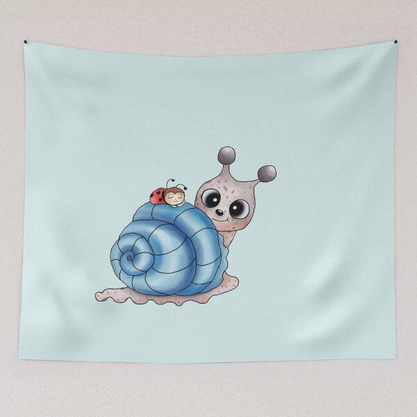 Item preview, Snail blue designed and sold by Blumchen.