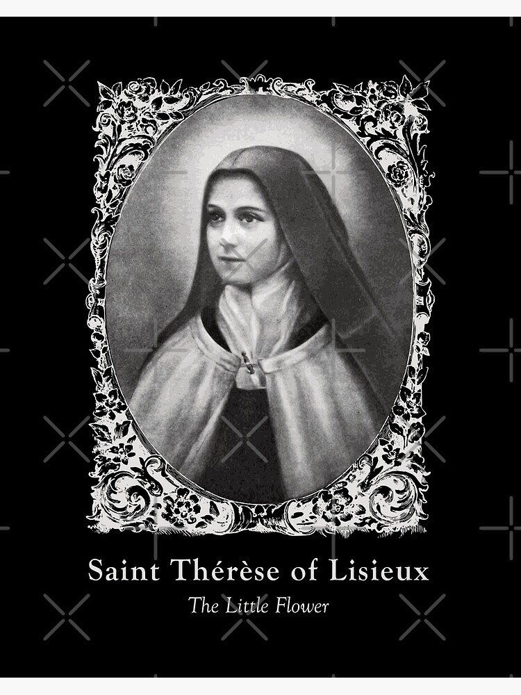 Saint Therese Dark Floral Print
