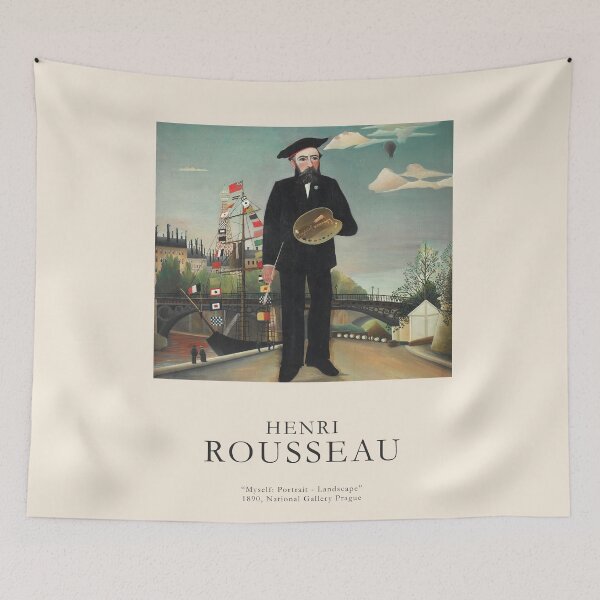 Item preview, Henri Rousseau - Myself: Portrait - Landscape - Minimalist Art Poster Series designed and sold by Francisco Couto.