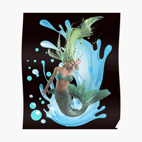 goddess-of-the-ocean-poster-for-sale-by-wildcreation-redbubble