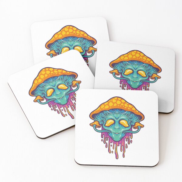 Artikelvorschau, Alien Mushroom Sticker entworfen und verkauft von PatternSquare.