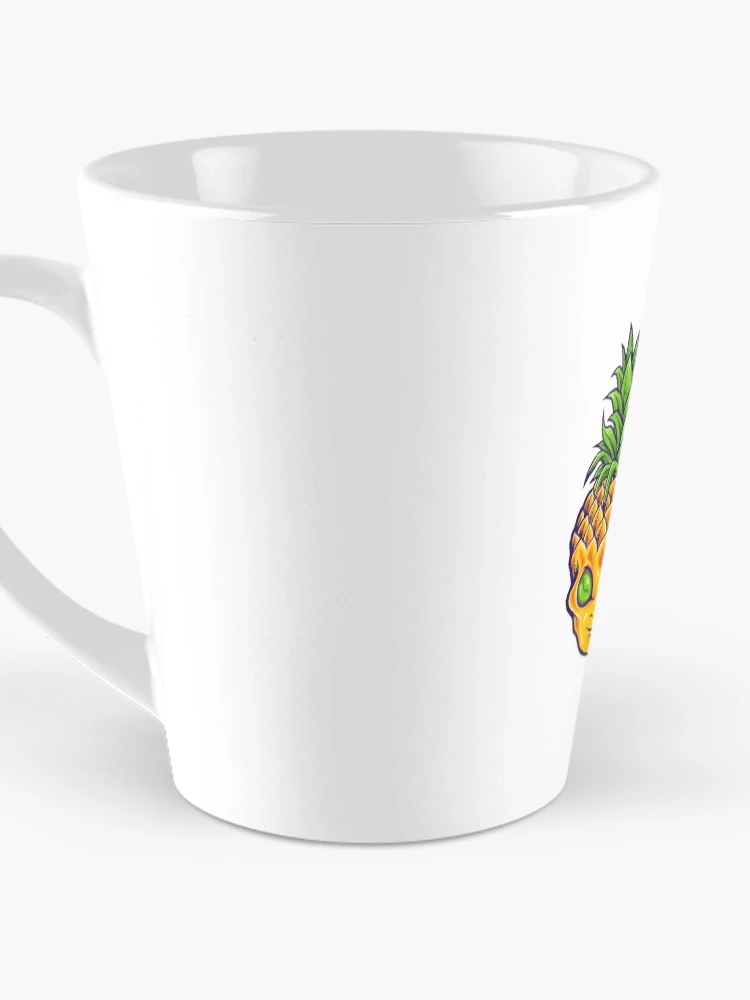 Thumbnail 3 of 4, Coffee Mug, Alien Pineapple Sticker designed and sold by PatternSquare.
