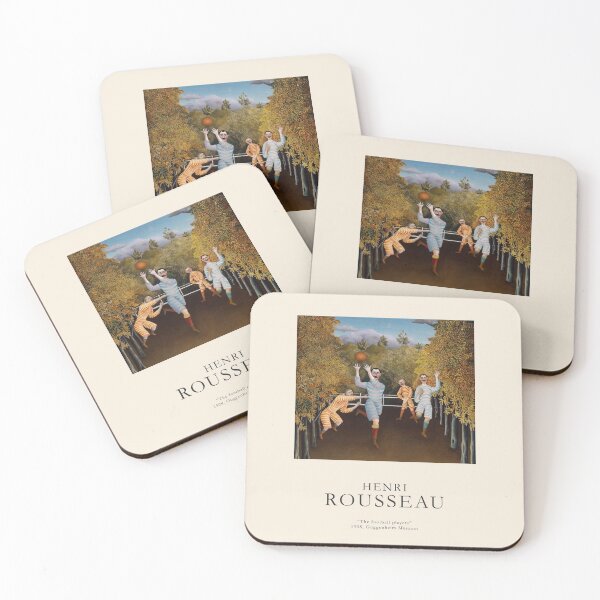 Item preview, Henri Rousseau - The Football Players - Minimalist Art Poster Series designed and sold by Francisco Couto.
