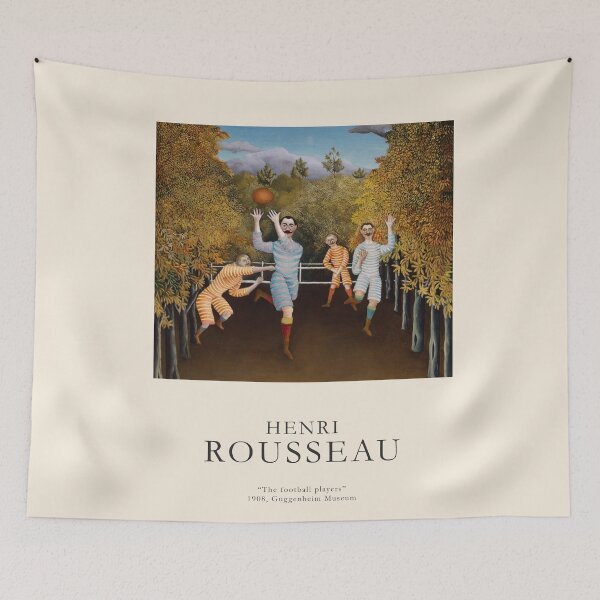 Item preview, Henri Rousseau - The Football Players - Minimalist Art Poster Series designed and sold by Francisco Couto.