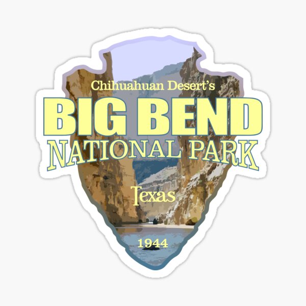 Item preview, Big Bend National Park (arrowhead) designed and sold by curranmorgan.