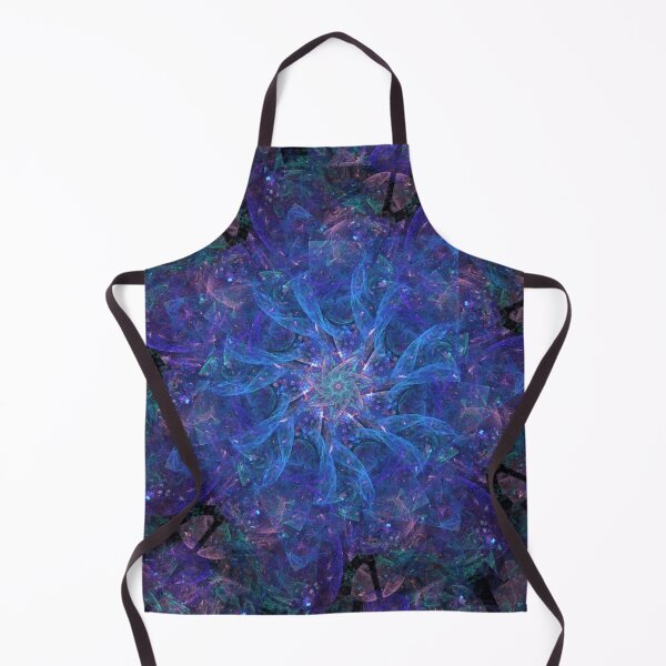Item preview, Abstract Background Wallpaper Fractal Blue Electric Purple Pink Flower Spiral Wall Art, Home Decor, Phone Case, Mask designed and sold by TheGreekGuy.