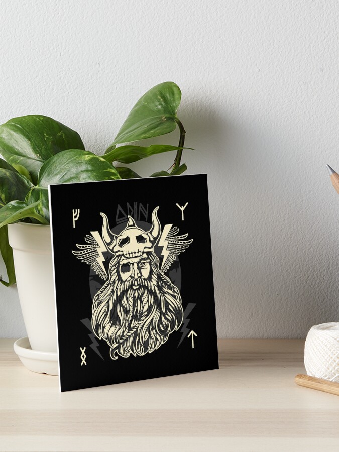 Scandinavian God - Odin Art Board Print for Sale by MyFavorTee