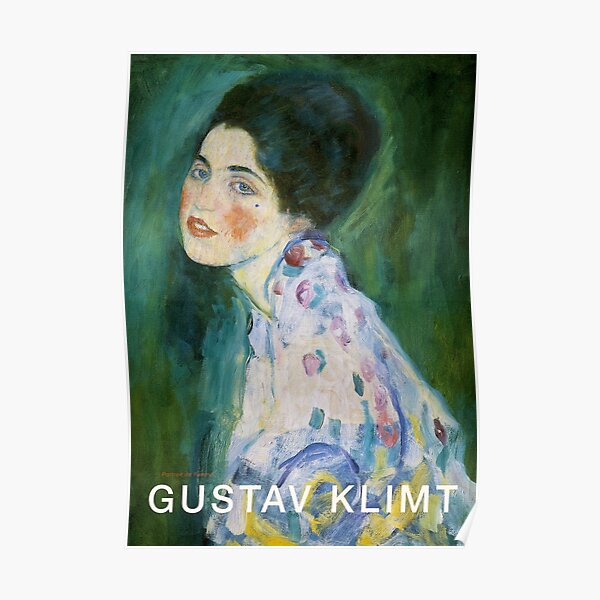 Gustav Klimt - Exhibition Art Poster - Portrait de Femme - Portrait of a Lady Poster