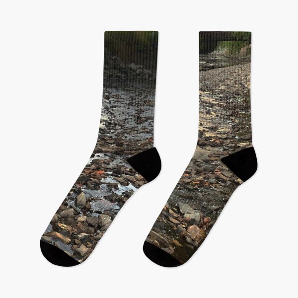 Item preview, Photo of River Rock with Bridge in Background - Tomahawk Creek Overland Park KS designed and sold by Zen  Goat.