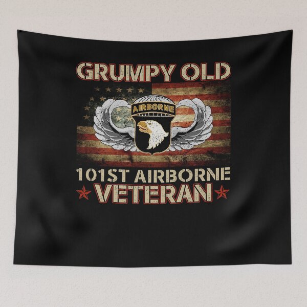 Item preview, Grumpy Old 101st Airborne Division Tshirt Veterans Day Gift designed and sold by BruceFaulkner.